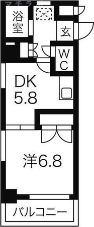 シャンポール大須の物件間取画像